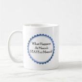 Wat er gebeurt bij Mema's... STAYS bij Mema's Koffiemok (Links)