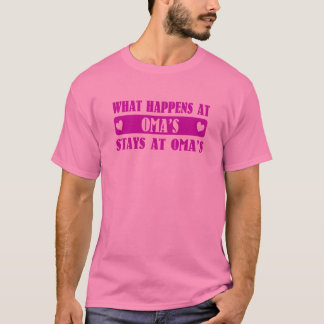 Wat er gebeurt bij Oma's T-shirt
