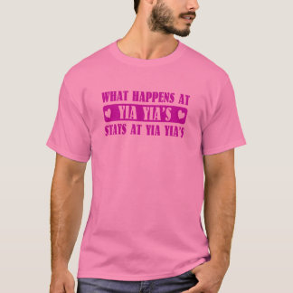 Wat er gebeurt bij Yia Yia's T-shirt