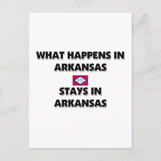 Wat er gebeurt in ARKANSAS-stadions daar Briefkaart (Voorkant)