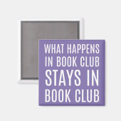 Wat er gebeurt in Book Club Stays Magnet (Voorkant / Achterkant)