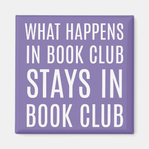 Wat er gebeurt in Book Club Stays Magnet