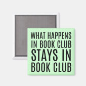 Wat er gebeurt in Book Club Stays Magnet (Voorkant / Achterkant)