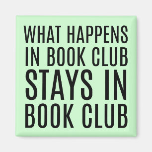 Wat er gebeurt in Book Club Stays Magnet