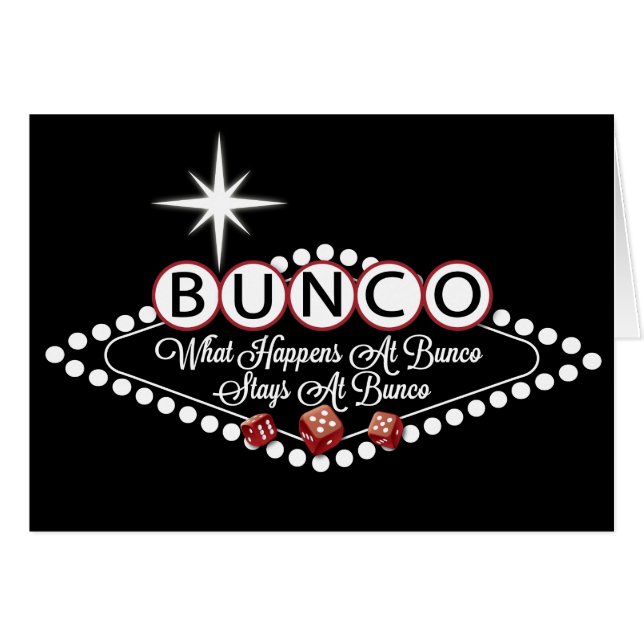 wat er gebeurt in Bunco-stadions bij Bunco Fun (Voorkant Horizontaal)