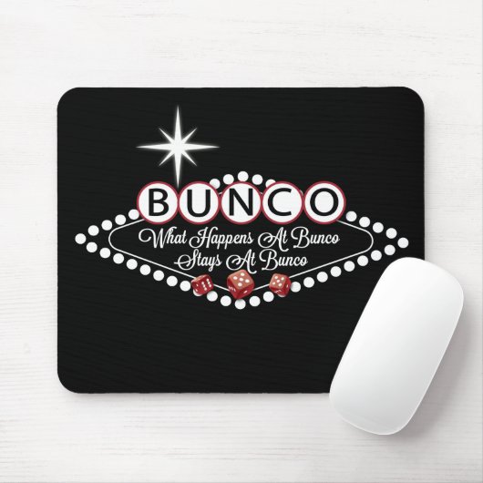 wat er gebeurt in Bunco-stadions bij Bunco Fun Muismat (Met muis)
