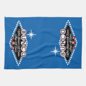 wat er gebeurt in Bunco-stadions bij Bunco Fun Theedoek (Horizontaal)