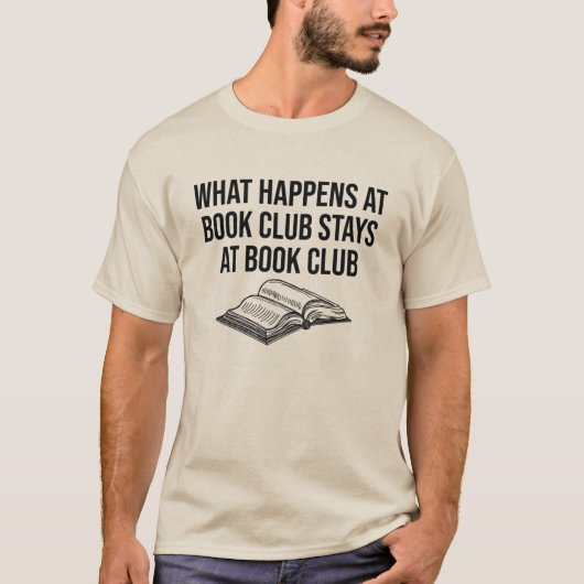 Wat er gebeurt in de bendes van de boekenclub bij  t-shirt (Voorkant)