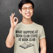 Wat er gebeurt in de bendes van de boekenclub bij t-shirt