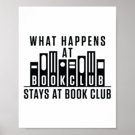 Wat er gebeurt in de boekenclub in de boekenclub poster
