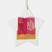 Wat er gebeurt in de boekenclub keramisch ornament (Rechts)