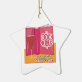 Wat er gebeurt in de boekenclub keramisch ornament (Links)