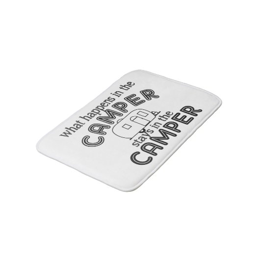 Wat er gebeurt in de Camper Bath Mat (Gekanteld)