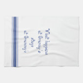 Wat er gebeurt in Grammy's Stays bij Grammy's Theedoek (Horizontaal)