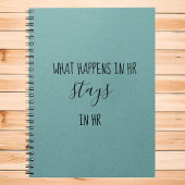 Wat er gebeurt in HR Blijft Human Resources Notitieboek