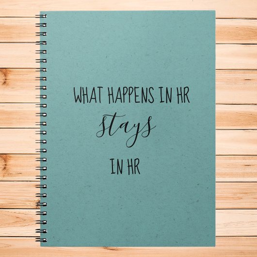 Wat er gebeurt in HR Blijft Human Resources Notitieboek