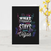 Wat er gebeurt in Las Vegas Funny Casino Kaart (Gele Bloem)