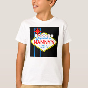 Wat er gebeurt in Nanny's Stays bij Nanny's T-shirt