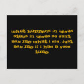 WAT ER GEBEURT IN VEGAS BLIJFT IN VEGAS, DAN IS ER BRIEFKAART (Voorkant)