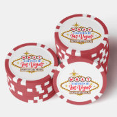 Wat er gebeurt in Vegas staat in Vegas Poker Chips (Opstapeling)
