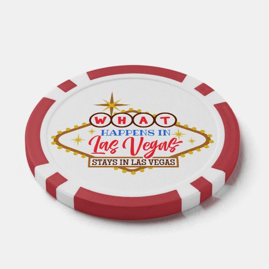 Wat er gebeurt in Vegas staat in Vegas Poker Chips (Enkel)