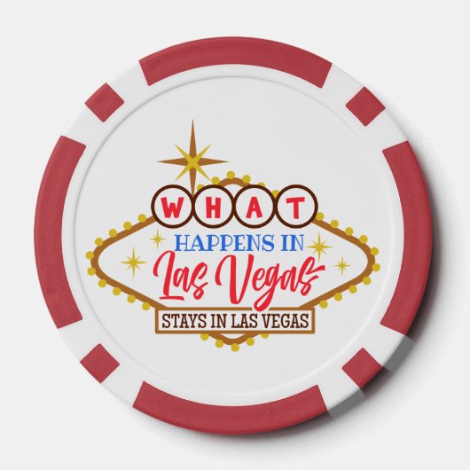 Wat er gebeurt in Vegas staat in Vegas Poker Chips (Achterkant)
