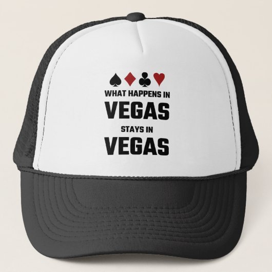 Wat er gebeurt in Vegas staat in Vegas Trucker Pet (Voorkant)