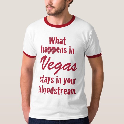 Wat er gebeurt in Vegas T-shirt (Voorkant)