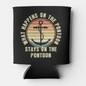 Wat er gebeurt op de minnaar van de ponton Funny Blikjeskoeler (Voorkant)