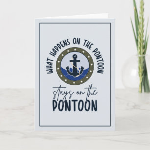 Wat er gebeurt op de ponton blijft op de ponton kaart