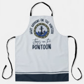 Wat er gebeurt op de ponton blijft op de ponton schort (Voorkant)