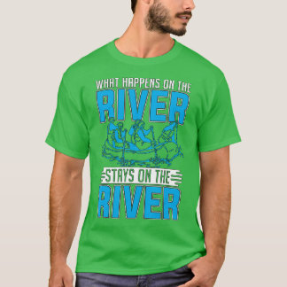 Wat er gebeurt op de rivier de Whitewater bij de R T-shirt