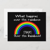 Wat er gebeurt over de regenboog... briefkaart (Voorkant / Achterkant)