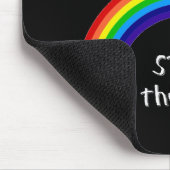Wat er gebeurt over de regenboog... muismat (Hoek)