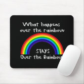 Wat er gebeurt over de regenboog... muismat (Met muis)