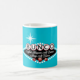 wat er in Bunco-stadions in Bunco gebeurt Koffiemok