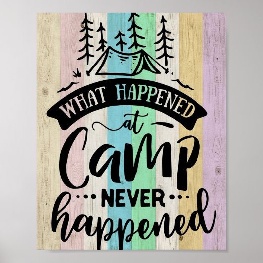 Wat er in kamp gebeurde, is nooit gebeurd poster (Voorkant)