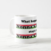 Wat er in Nonna's House gebeurt Koffiemok (Voorkant links)