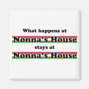 Wat er in Nonna's House gebeurt Magneet