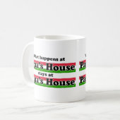 Wat er in Papas House gebeurt Koffiemok (Voorkant links)