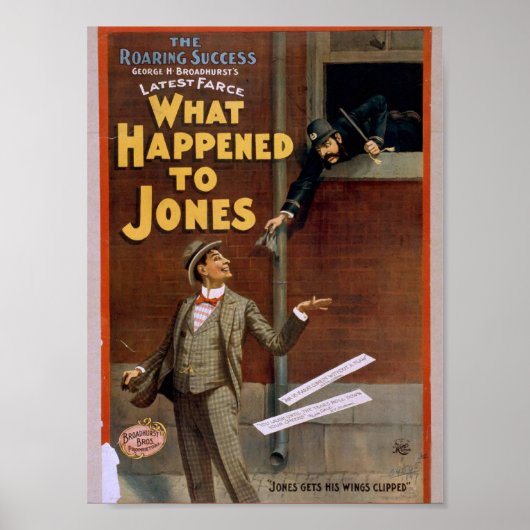 Wat er met Jones gebeurde Poster (Voorkant)