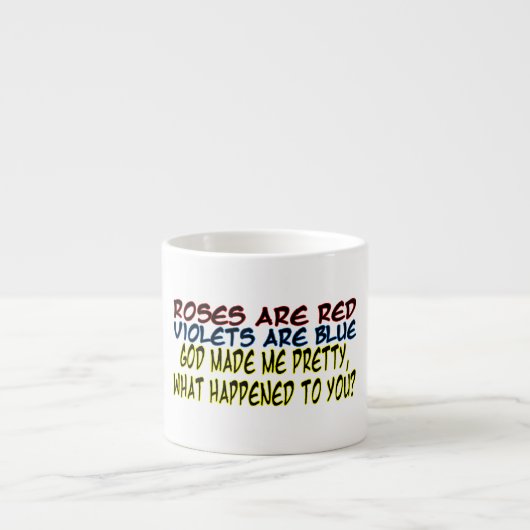Wat er met jou gebeurde espresso kop (Voorkant)