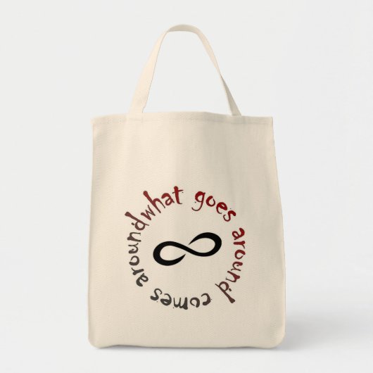 Wat er omgaat, komt om tote bag (Voorkant)