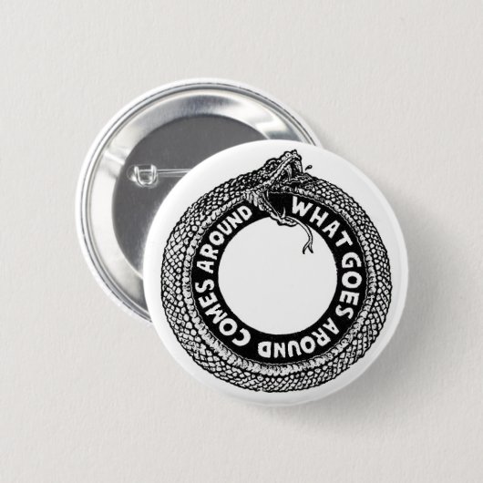 Wat er omgaat ronde button 5,7 cm (Voorkant /achterkant)