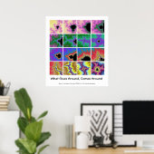 Wat er omheen gaat, komt rond II Poster (Thuiskantoor)