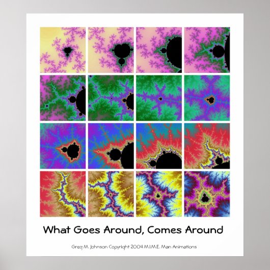 Wat er omheen gaat, komt rond II Poster (Voorkant)