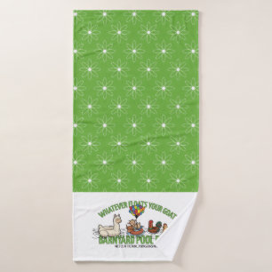 Wat Er Ook Drijft Uw Geit Groene Madeliefjes Handd Badhanddoek