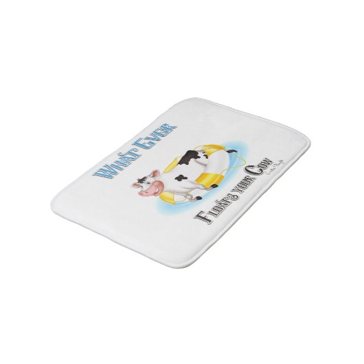 Wat er ook drijft Uw Koe Badmat (Gekanteld)