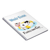 Wat er ook drijft Uw Koe Notitieboek (Rechterzijde)