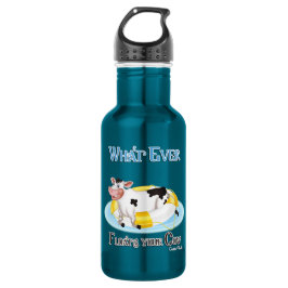 Wat er ook drijft Uw Koe Waterfles